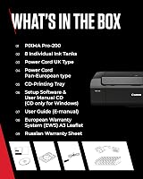 Canon PIXMA PRO-200 Printer A3+ Dye Ink Vibrant Colour Media Handling LCD view 9