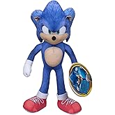 Sonic the Hedgehog Plush Sonic 2 Movie 13" Talking Sonic Plush,Blue