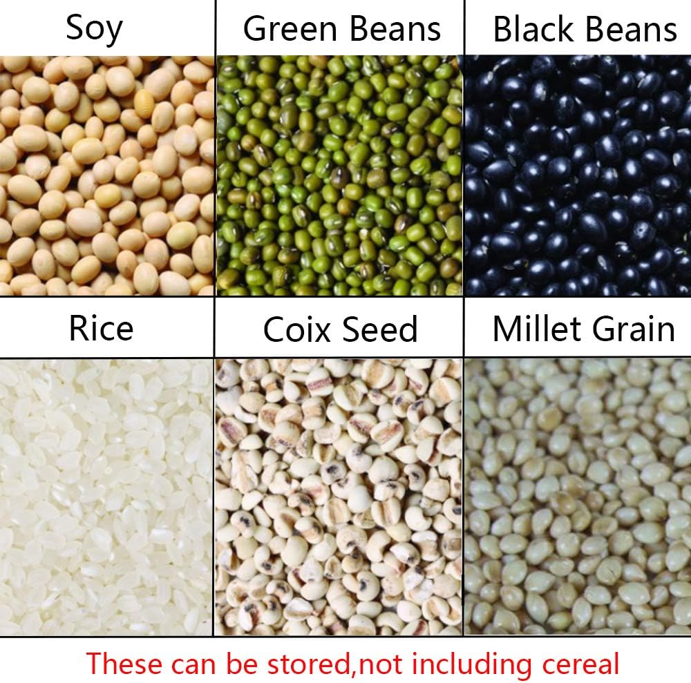 Wall Mounted Dry Food Dispenser - 6-Grid 12L Large Capacity Storage Dry Food Dispenser, Free Control of Food Output, Dry Food Fruit Storage Box For Home and Kitchen (10L): Kitchen & Dining