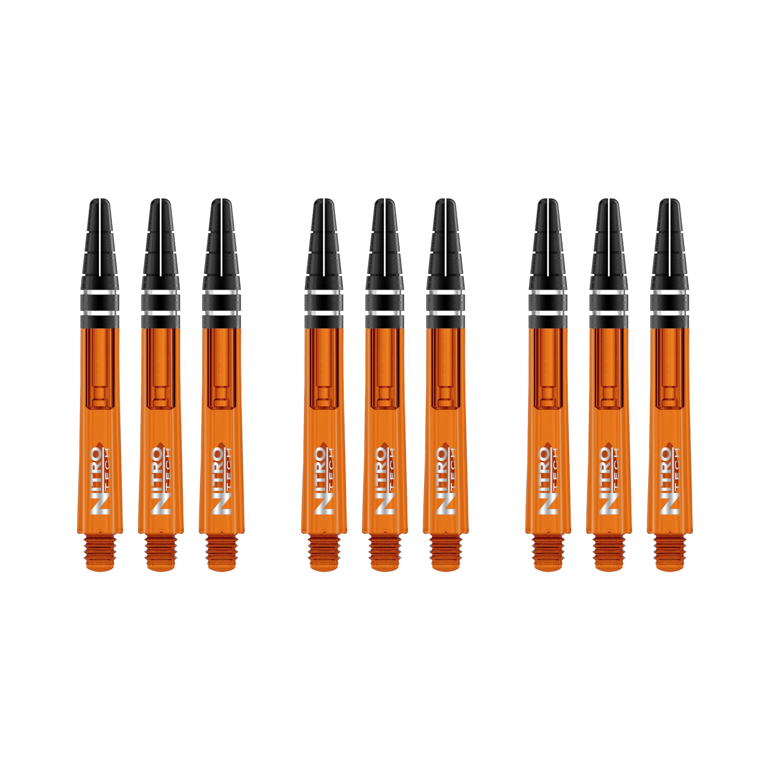 RED DRAGON Nitrotech Intermediate Stems - Orange - 3 sets per pack (9 Stems in total)