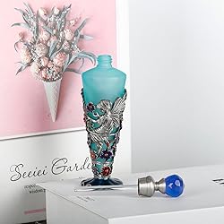 SEVENBEES 25ml Refillable Decorative Vintage Glass