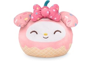 TeeTurtle My Melody Reversible 4" Plushie - My Melody Ice Cream - Officially Licensed Sanrio Soft Stuffed Animal