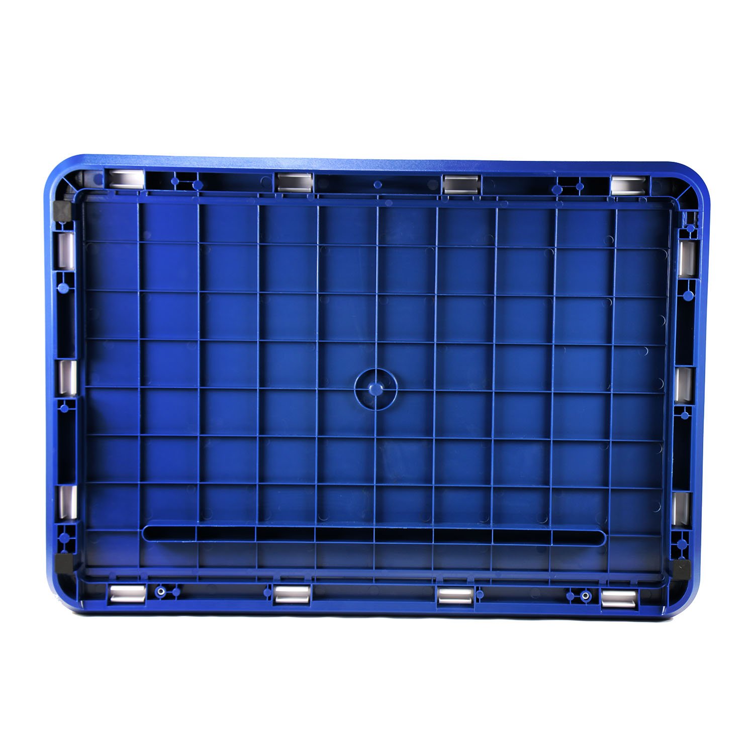 Storage Container Stackable Bins with Digit Lock ABS Safety Large Capacity 78L (blue)