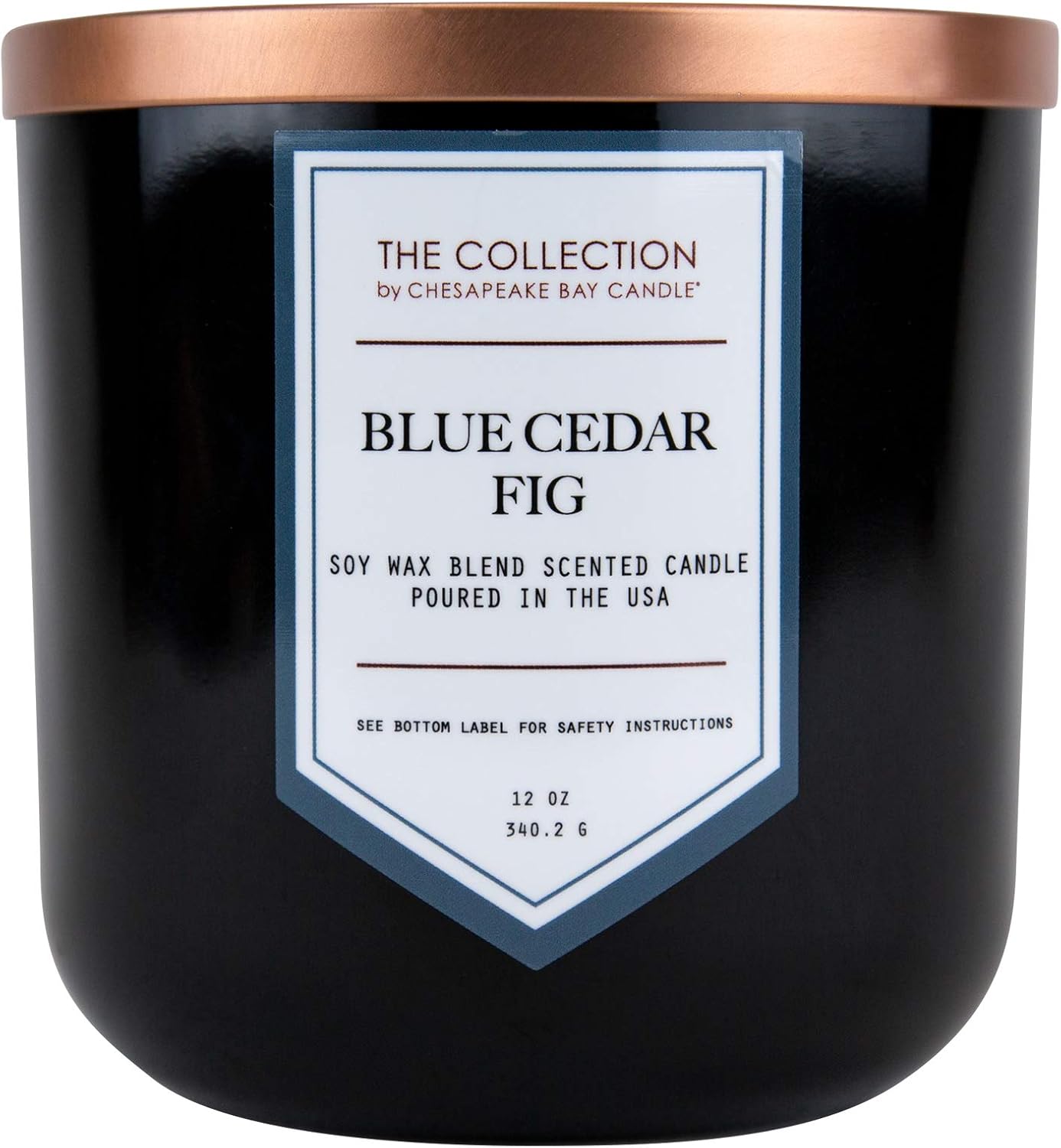 Chesapeake Bay Candle The Collection, Two-Wick Scented Candle, Blue Cedar Fig