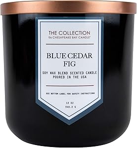 Chesapeake Bay Candle The Collection, Two-Wick Scented Candle, Blue Cedar Fig