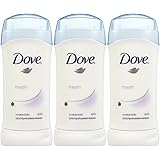 Dove Invisible Solid Deodorant, Fresh - 2.6 oz - 3 pk