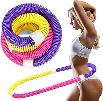 OMZBM Weighted Hula Hoop Soft Spring Flexible Portátil Ejercicio ...