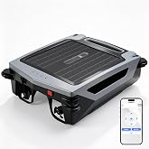 Solar Pool Skimmer Robot, App Control 24/7 Auto Cleaner | Dual Charging, Ideal for Above Ground &amp; In-Ground Pools(Grey)