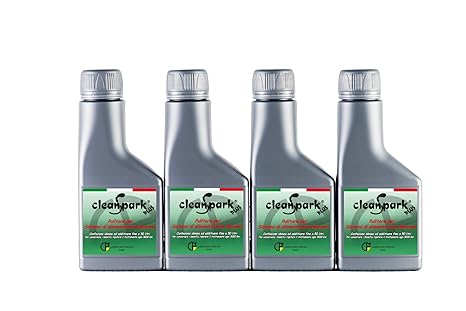 500 ML (4 Flaschen von 125 ml) CLEANSPARK PLUS Additiv Reiniger für Benzin motoren (Autos und Motorräder).