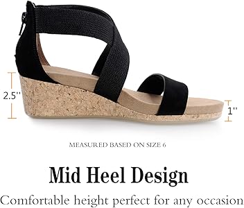 two strap wedge sandals