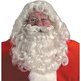 Halco Professional Santa Wig and Beard Set Costume Accessory,Red,One Size