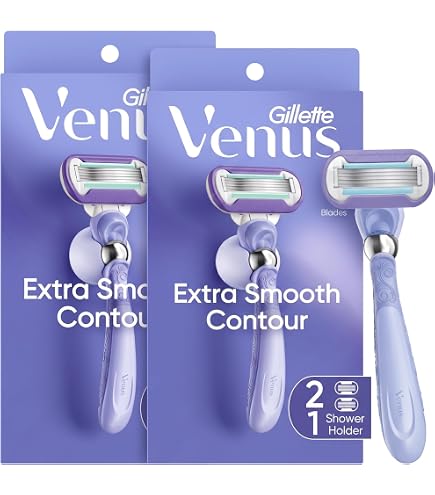 Amazon.com: Venus Platinum Extra Smooth Metal Handle Women's Razor