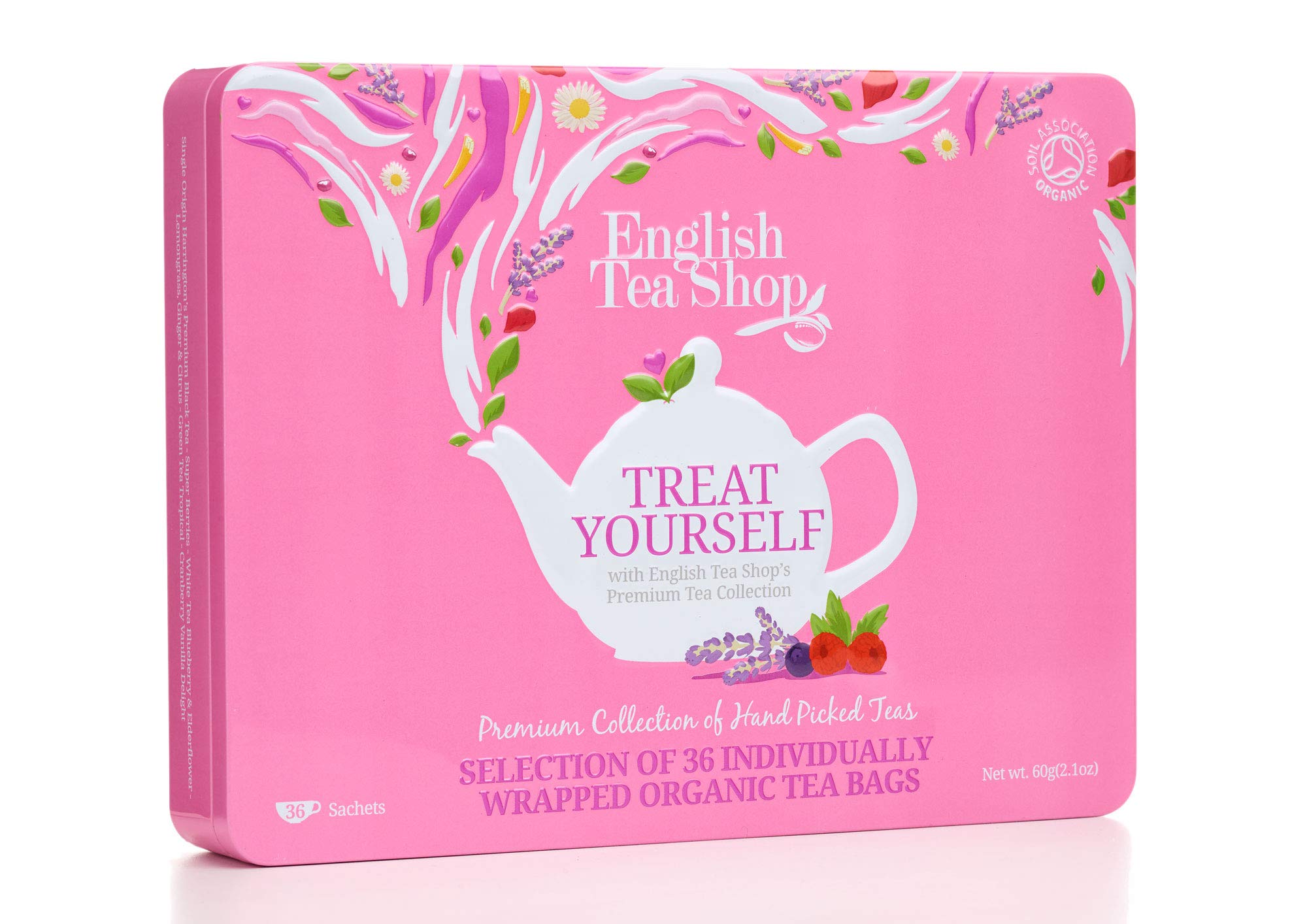 English Tea Shop Premium Collection Pink Tin Envelopes, 60 ...