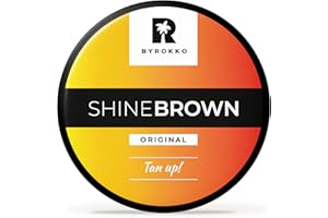 BYROKKO Shine Brown Tan Accelerator Cream 7.1 Fl Oz, Outdoor Sun or Indoor Tanning Oil or Tanning Bed Lotion, Fast Bronzer with Premium Natural Ingredients for Deep, Long-Lasting Glow