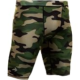 CompressionZ Men Compression Shorts for Running, Workout Baselayer Spandex | Breathable 4-way stretch underwear gym half tights, rowing, lightweight, cycling, biking, lifting