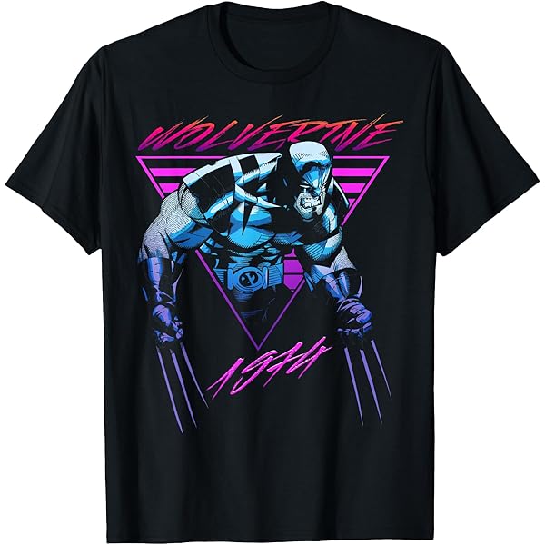 Amazon.com: Marvel X-Men Wolverine Side Profile Logo T-Shirt