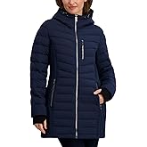 Nautica Women's Mid Length Packable Down Coat