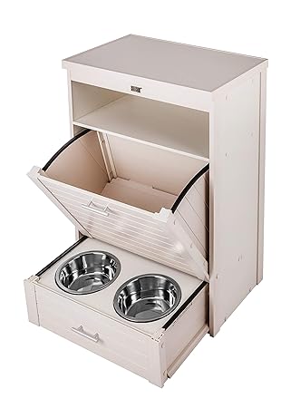 Pet Supplies New Age Pet Ecoflex Dog Food Pantry Double Dog Bowl