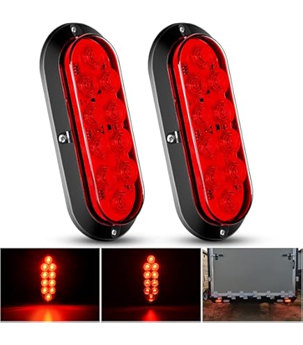 Amazon.com: Bargman 34-84-010 86 Series Red Tail Light Replacement