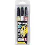 Sakura 42391 3-Piece Fine Pentouch Paint Marker, 1.0mm, Gold, Silver and Copper