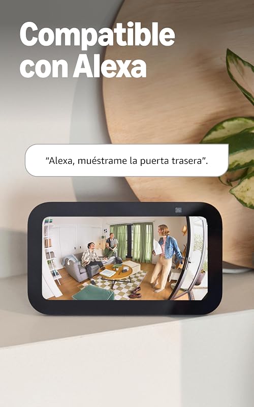 Câmara Interior (2.ª geração) | Câmara de vigilância Wi-Fi com ficha para animais | Vídeo HD 1080p, Comunicação Bidirecional, Cobertura de Privacidade | 30 dias livres de Ring Home