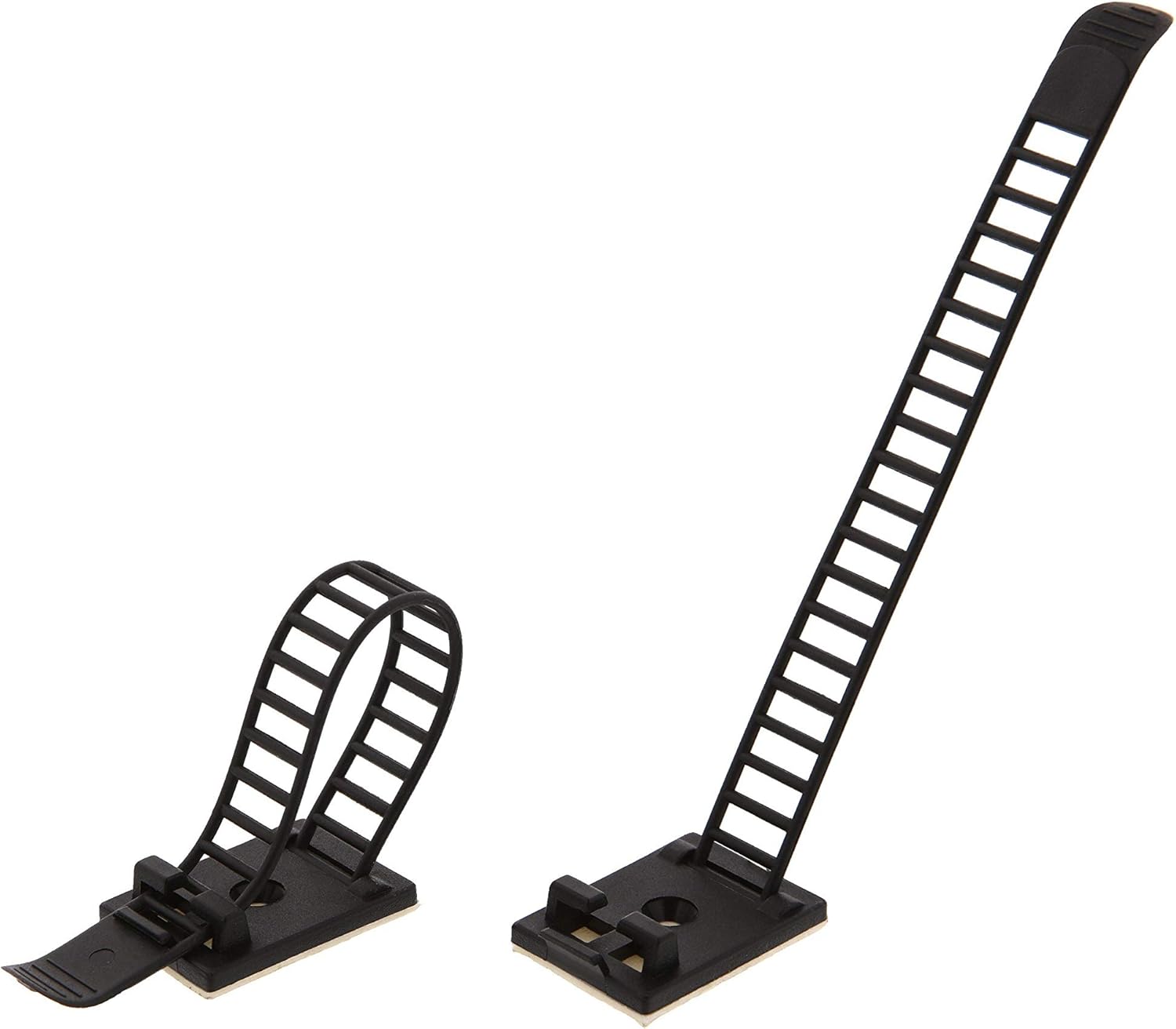26mm Black Adjustable Cable Strap 100 Pack Home Improvement