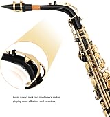 EASTROCK Alto Saxophone Beginner E Flat Black Lacquer with Case Reeds Gloves view 3