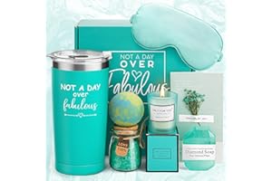 HOHOTO Birthday Gifts for Women Sister Mom - Relaxing Spa Basket Self Care Set, Present for Wife Best Friend Coworker, Valentines Mothers Day Christmas Anniversary, Unique Gift Ideas for Friendship