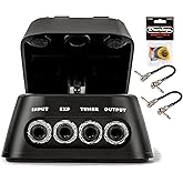 Dunlop DVP5 Volume (X) 8 Pedal Bundle with Dunlop Pick Pack and 2 MXR Patch Cables