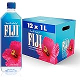FIJI Natural Artesian Water, 33.8 Fl Ounce Bottle (Pack of 12)