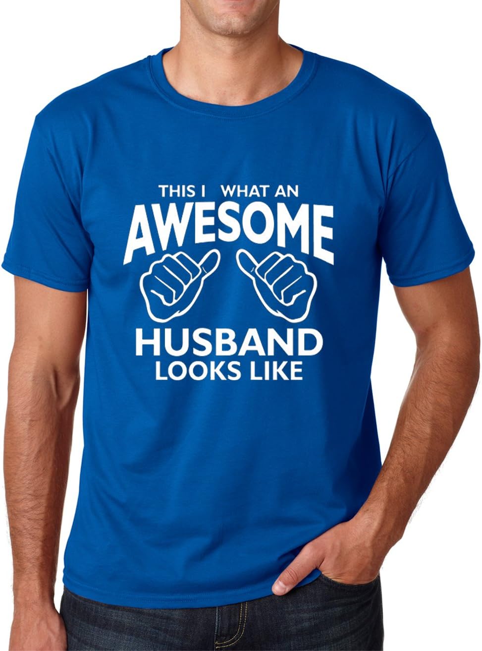 SignatureTshirts Men's This is What an Awesome Husband Looks Like T-Shirt