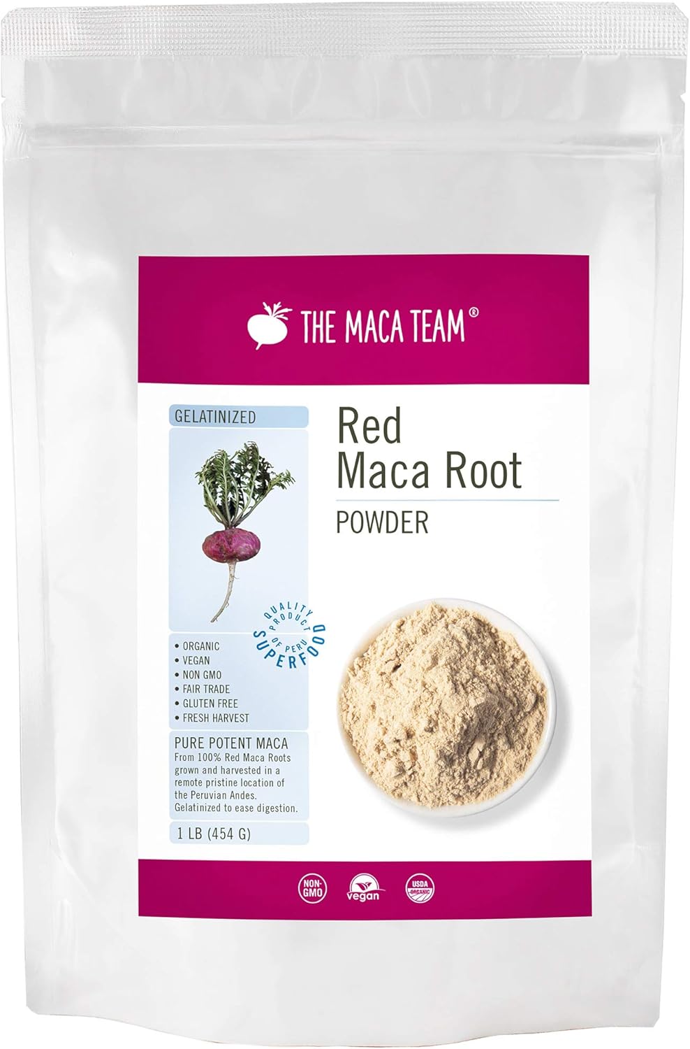 Gela Tiniertes Red Maca Root Powder 