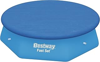 Bestway Flowclear PE-Abdeckplane, nur für Fast Set Pool 244 cm, blau
