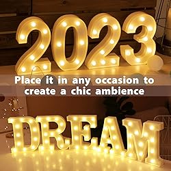 HXWEIYE Light Up Numbers-2, LED Marquee Number
