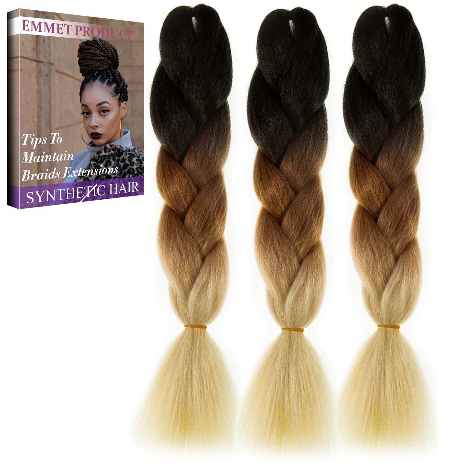 Amazon Com Emmet Jumbo Braids Premium Quality 100 Kanekalon