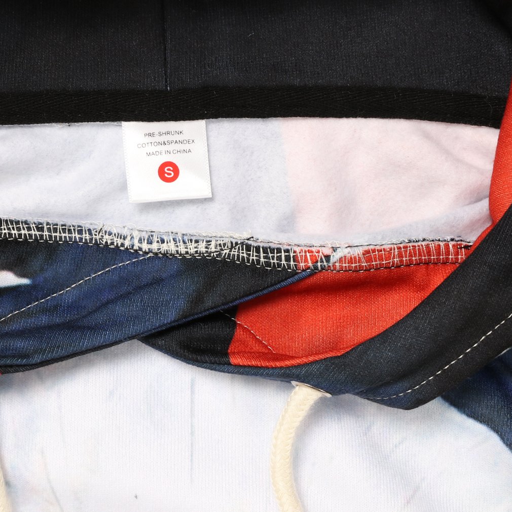 RAISEVERN Felpa con cappuccio Eagle, Unisex Divertente 3D con coulisse Stampata Animal Bird Grahic Pullover Felpe con cappuccio Tasche con cappuccio