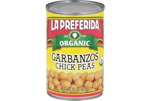 La Preferida Organic Chick Peas, 15-Ounce Unit (Pack of 12)