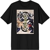 Jujutsu Kaisen Character Poster Art Men's Black T-Shirt