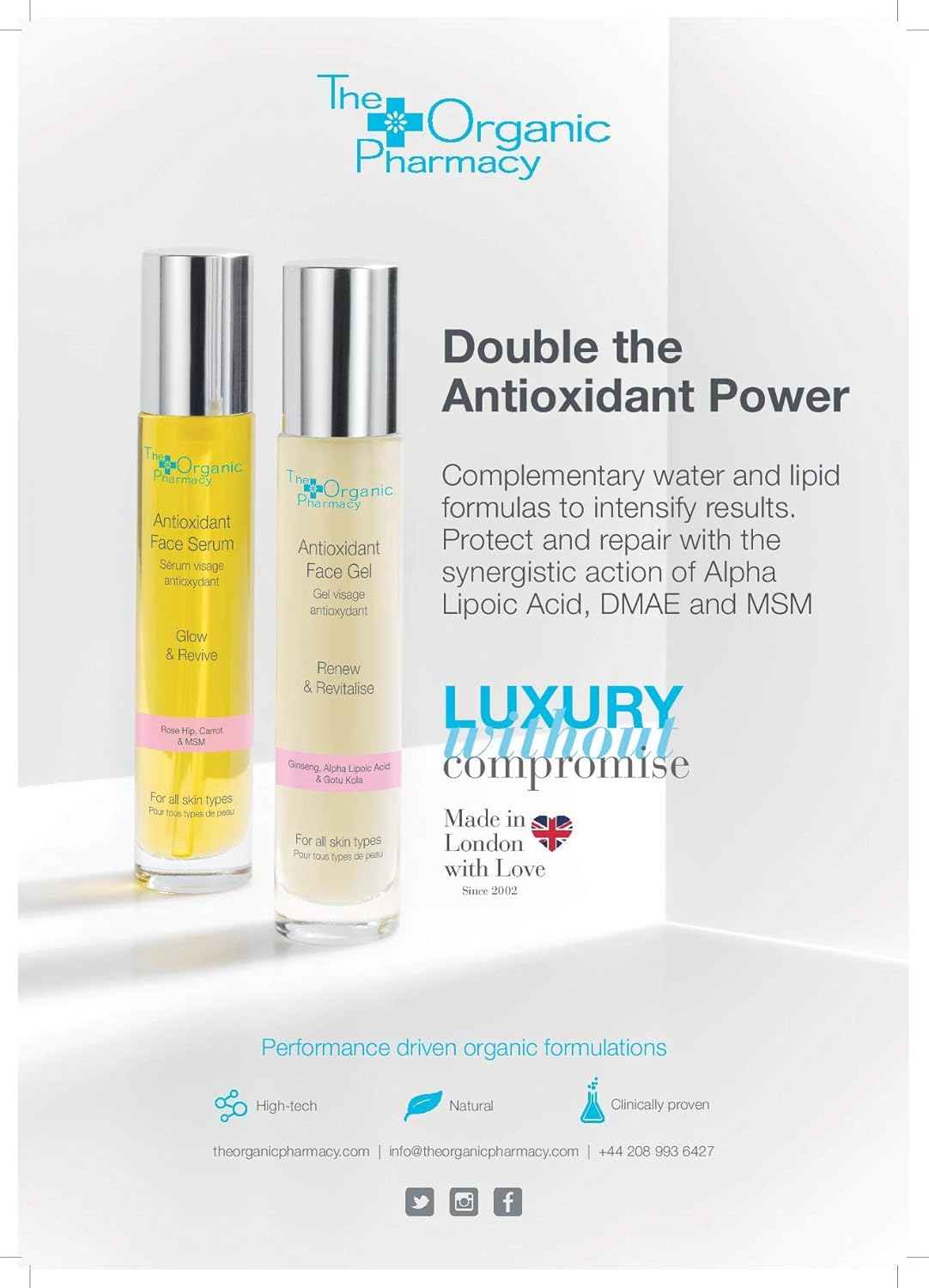 the organic pharmacy antioxidant face cream