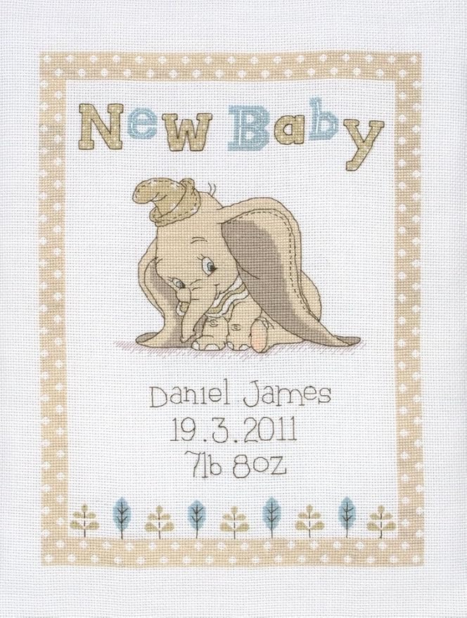 Disney Cross Stitch Birth Sampler Kits Cross Stitch Patterns