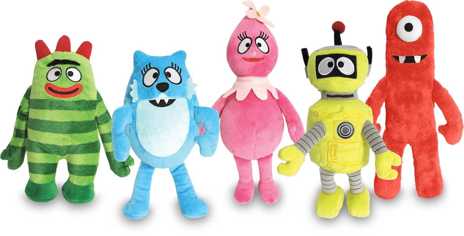 yo gabba gabba talking plush dolls
