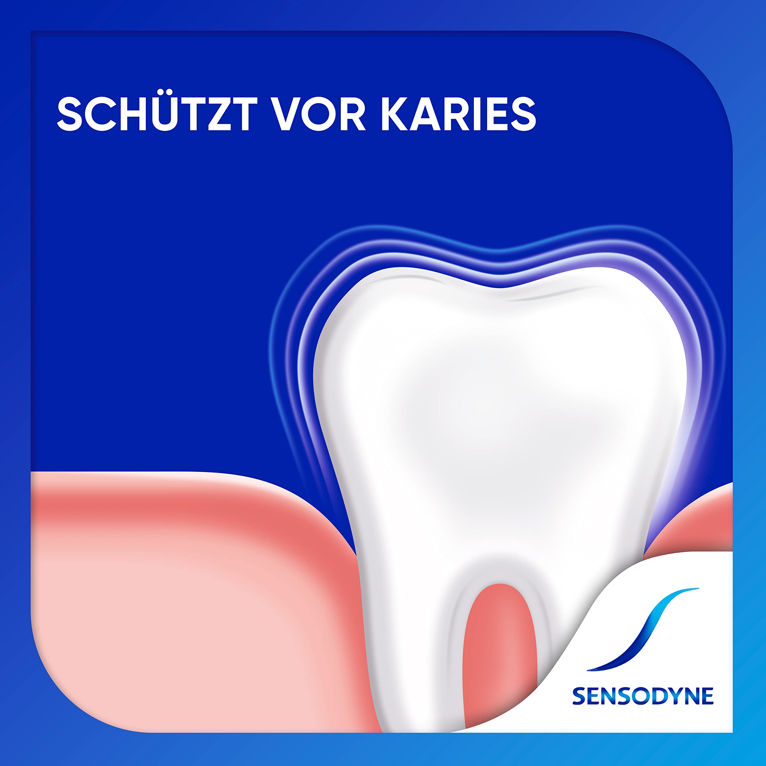 Sensodyne Sensitiv Extra Frisch Zahnpasta, 75ml, tägliche Zahncreme zum Schutz vor Karies, bei schmerzempfindlichen Zähnen 3