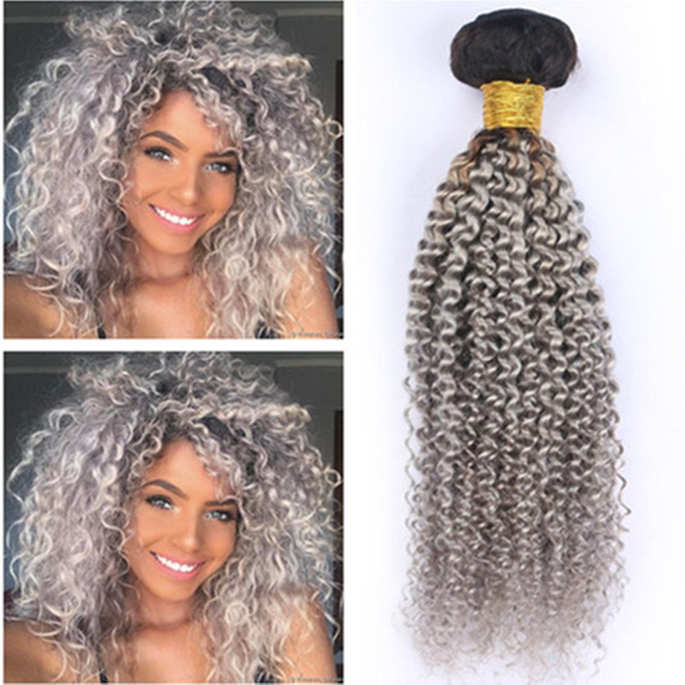 Amazon Com Tony Beauty Hair Virgin Indian Ombre Silver Grey