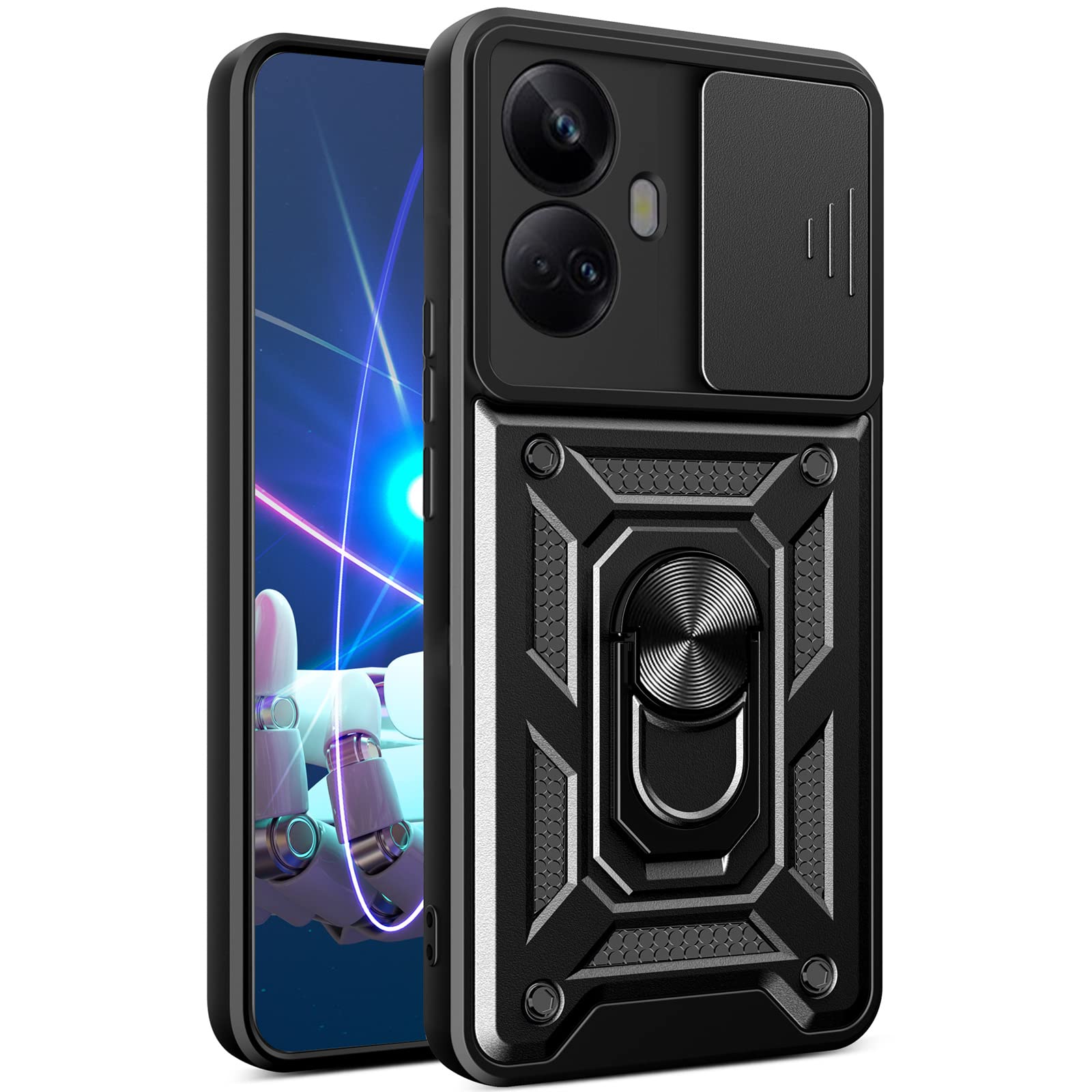 CCSmall for Realme 10 Pro+ 5G Case with Slide