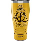 Tervis Traveler Harry Potter Deathly Hallows Triple Walled Insulated Tumbler Travel Cup Keeps Drinks Cold & Hot, 30oz, Stainless Steel