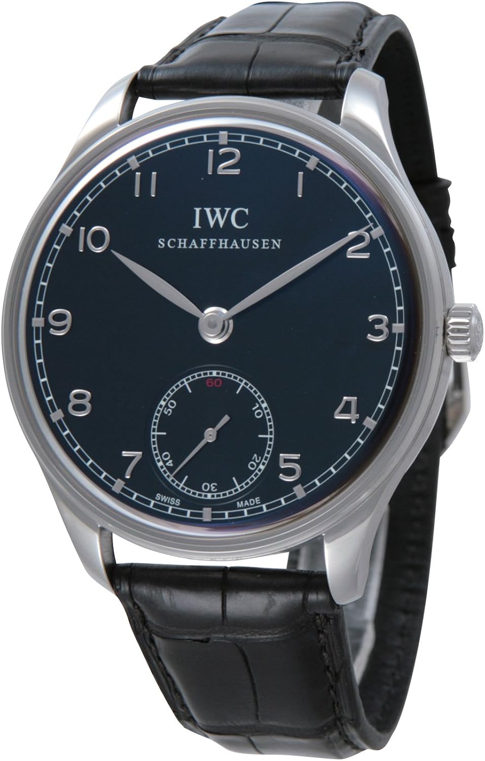 Amazon.com: IWC Portuguese Manual Wind Stainless Steel Mens Watch