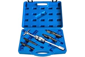 BTSHUB Blind Inner Bearing Puller Slide Hammer Set 5pcs Hole Remover Extractor Set, Blind Hole Collet Bearing Puller Kit