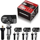 TPMS Sensor Subaru, 433MHz Tire Pressure Monitoring System Sensor, 4-Pack | Fit for Crosstrek Ascent Forester Outback 2018-2024, Impreza Legacy, Replaces 28103FL000 28103FL00A 4 Replaceable Valve Stems