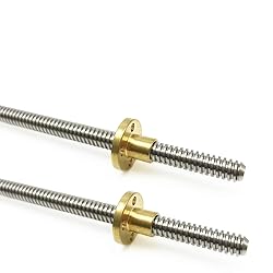 2PCS 300mm（11.81 Inches）Tr8x4 Lead Screw with
