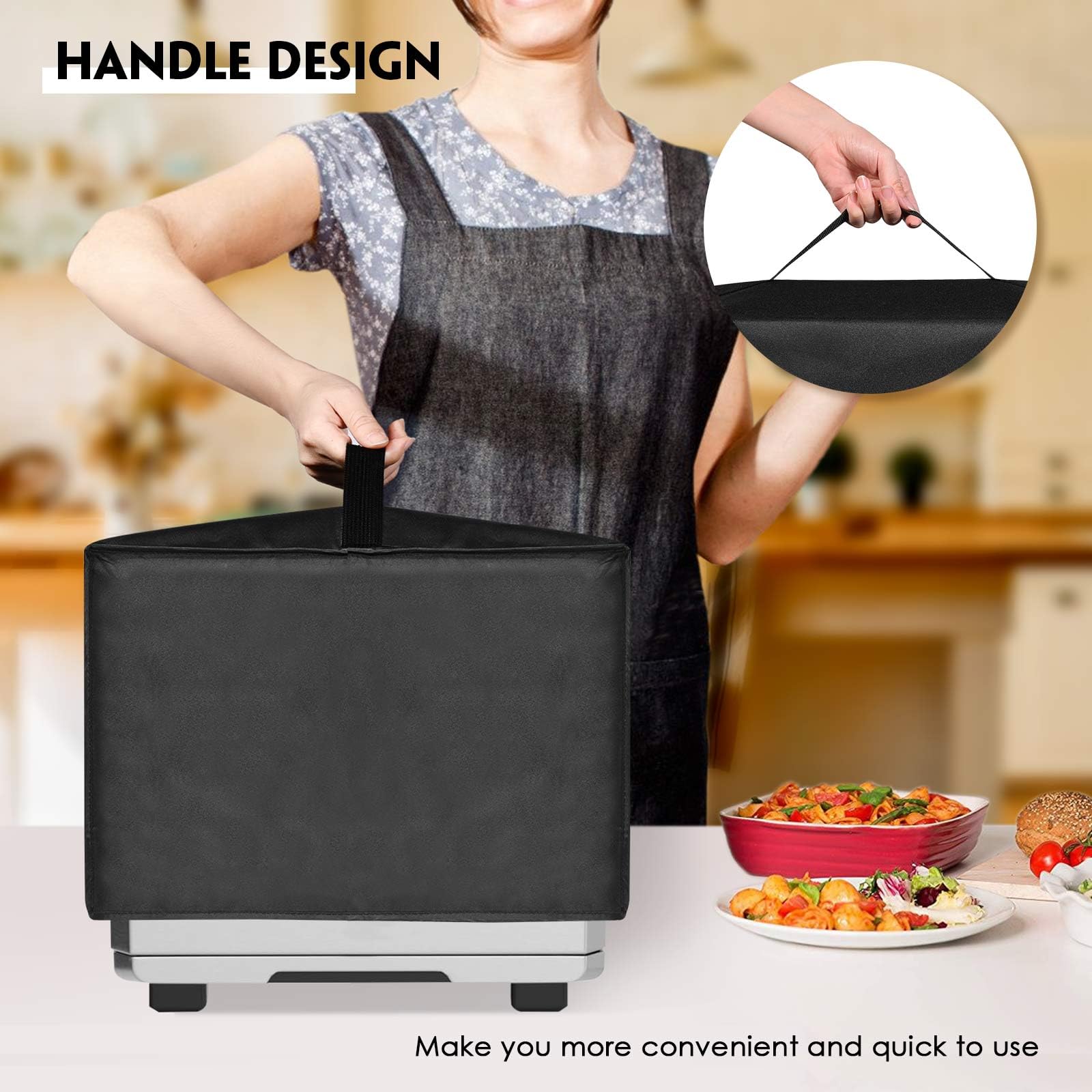 𝟮𝟬𝟮5𝗡𝗲𝘄Air Fryer Cover - Heat-Resistant Waterproof Dust-proof Air Fryer Cover Compatible for Em-eril Lagasse 26 QT Extra Large Air Fryer, for In.st.ant Omni Air Fryer Toaster Oven Combo 19 QT